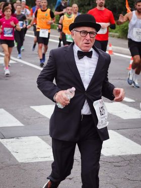 Francesco Cannito alla Maratona di Roma