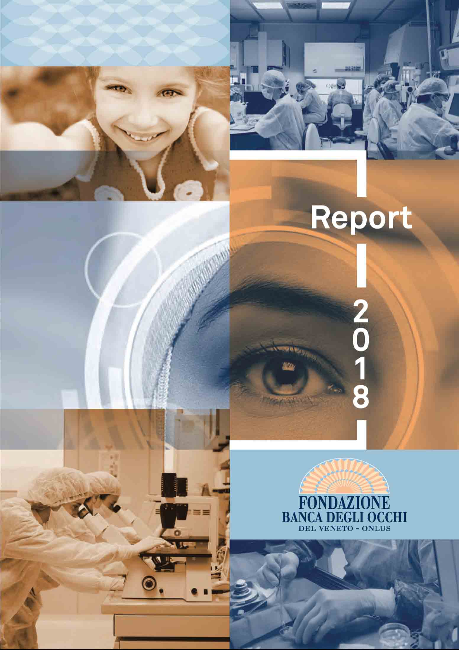 Report Dati 2018 Fondazione Banca degli Occhi