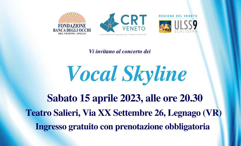 Vocal Skyline a Vicenza il 22 gennaio 2023 per il dono