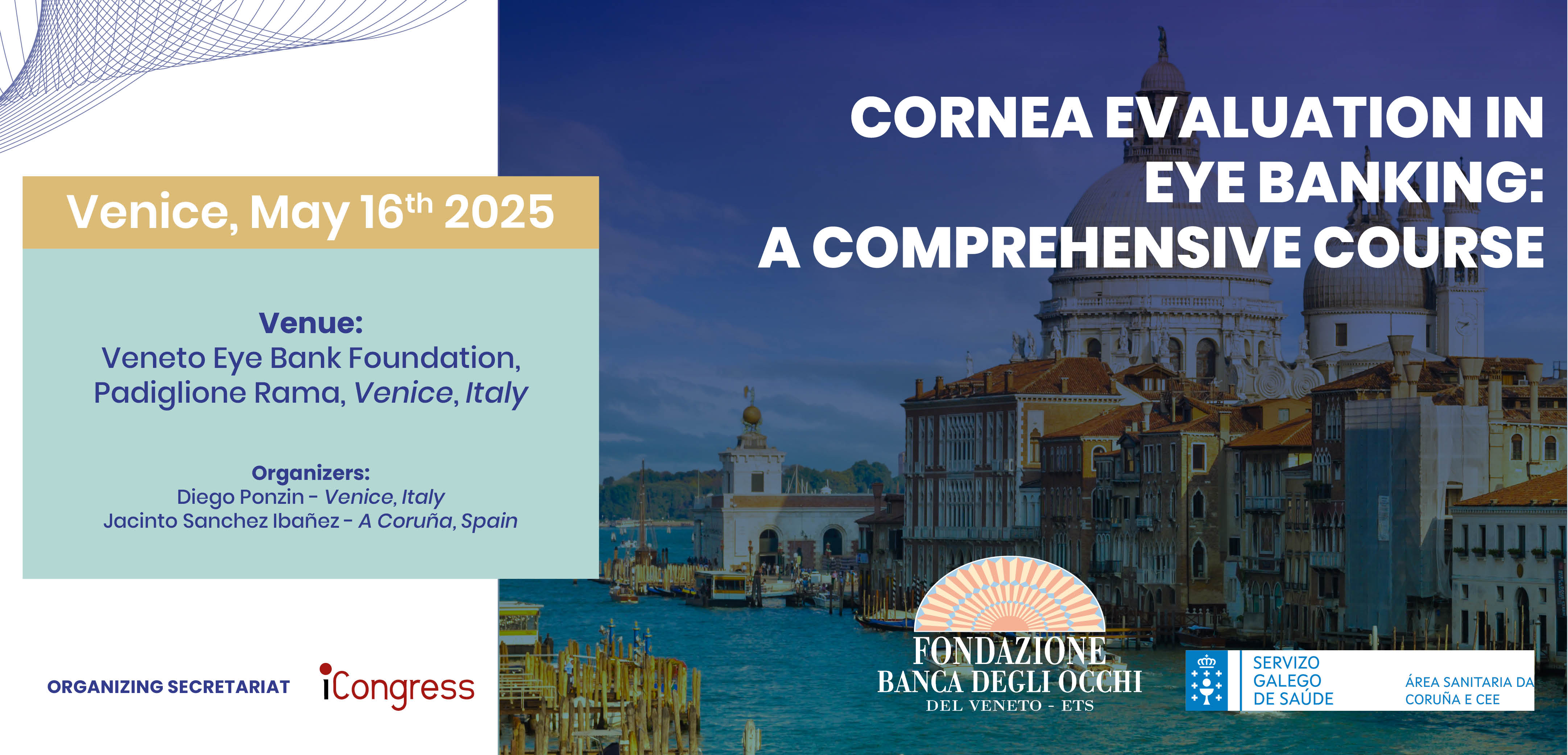 Cornea Evaluation in eye banking, Venice 2025