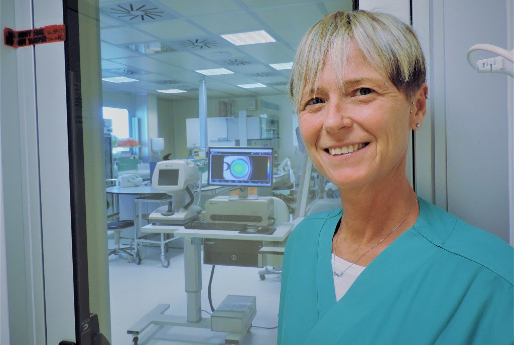 Elisa e il laboratorio di Eye Banking di Fondazione Banca degli Occhi